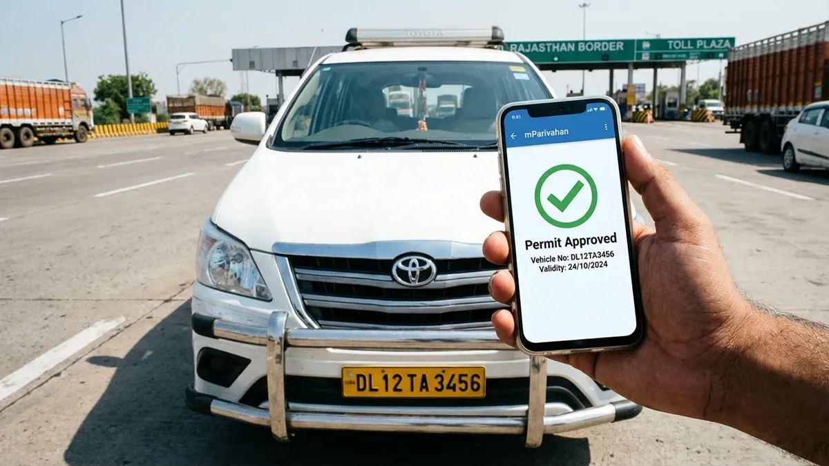 mParivahan Temporary Permit Online Application Process